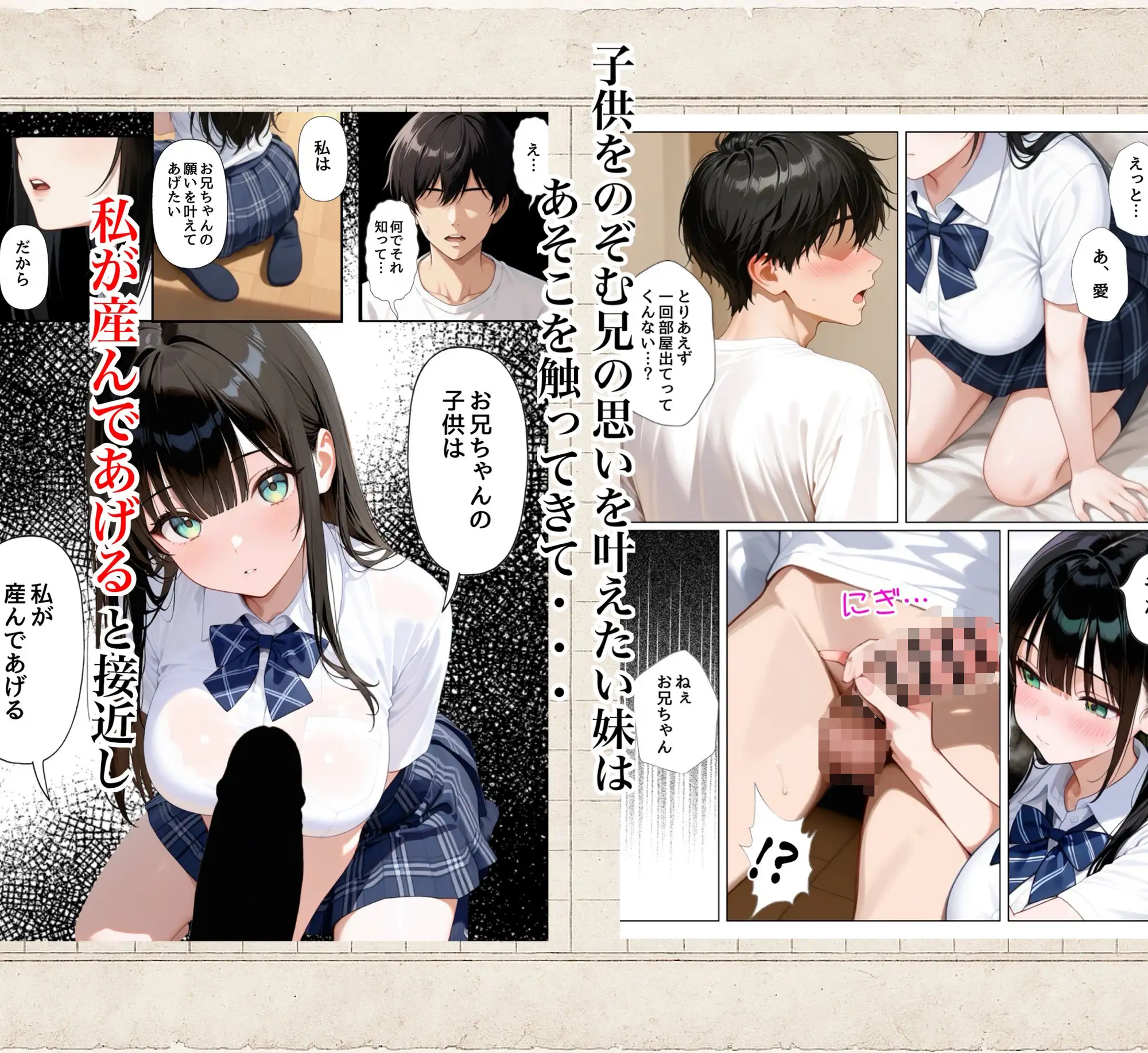 俺を好きすぎる妹がベロキス中出し懇願してくるので精液まみれにして孕ませてしまった話 サンプル画像 4
