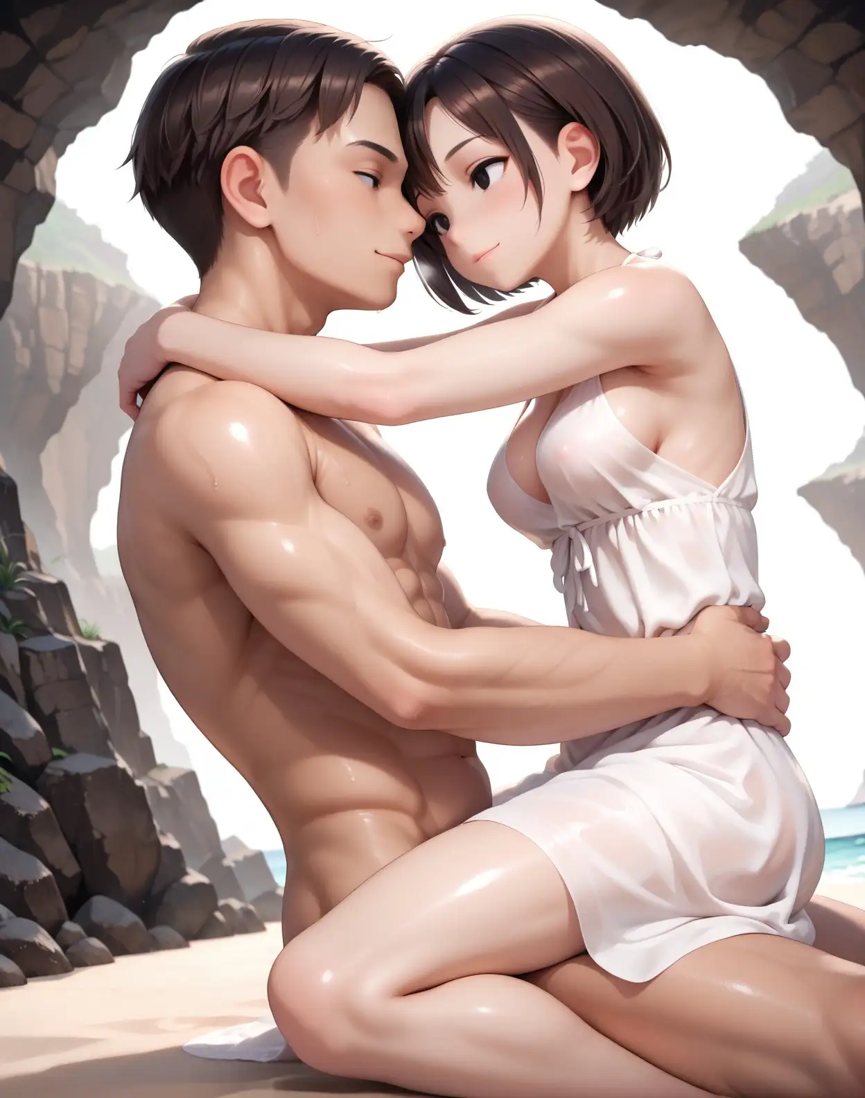 真夏の思い出。百人の男性に射精されたい サンプル画像 7