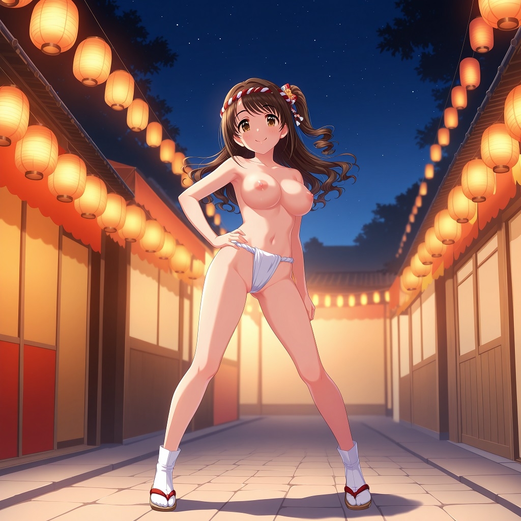 地図に載ってない村のロケでHな祭りに参加する事になったアイドル 島〇卯月編_5