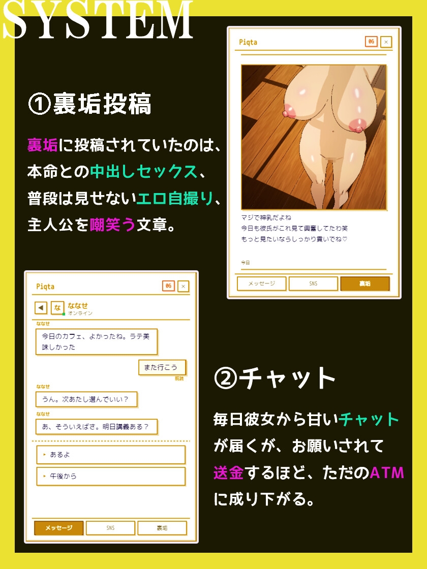 貢がせギャルに騙されて、寝取られマゾ化した話～本命デカちんぽでアヘ顔絶頂する彼女を見ながら惨めサイズ比較で敗北オナニー～_3