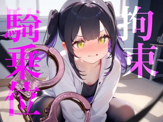 【拘束騎乗位】後ろに手を拘束されて腰をぐちゃぐちゃ掻き回しちゃう//// ジャケット画像