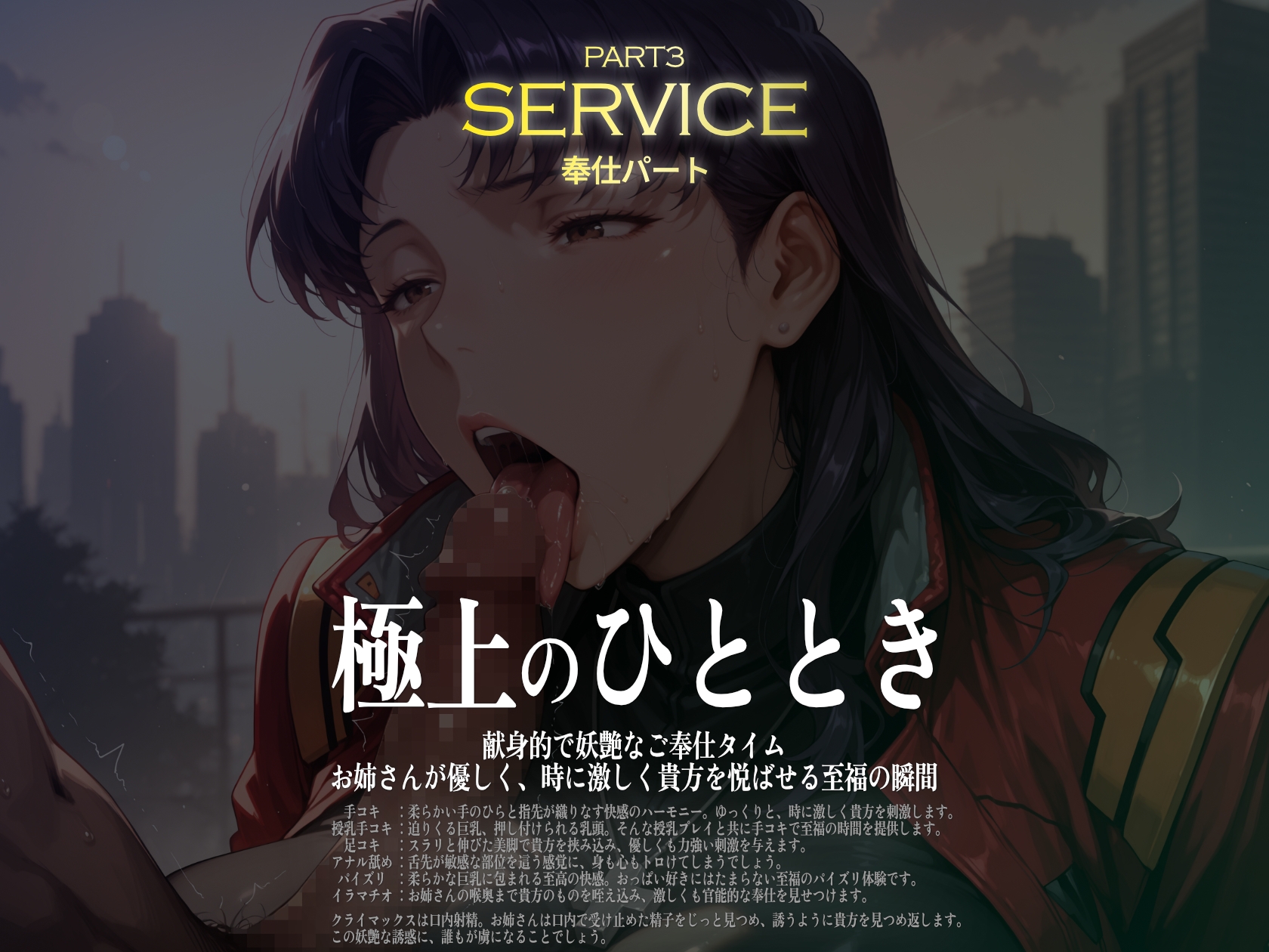 巨乳痴女同人CG集 エーテライト 葛城ミ〇ト編_4
