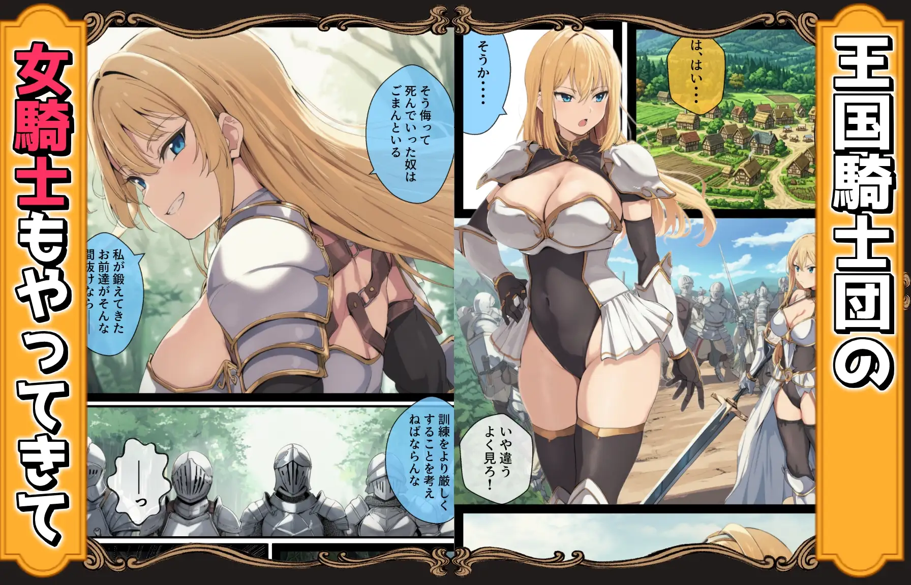 ゴブリン姦〜強いメスも弱いメスも誰もが皆孕み袋〜 サンプル画像 5