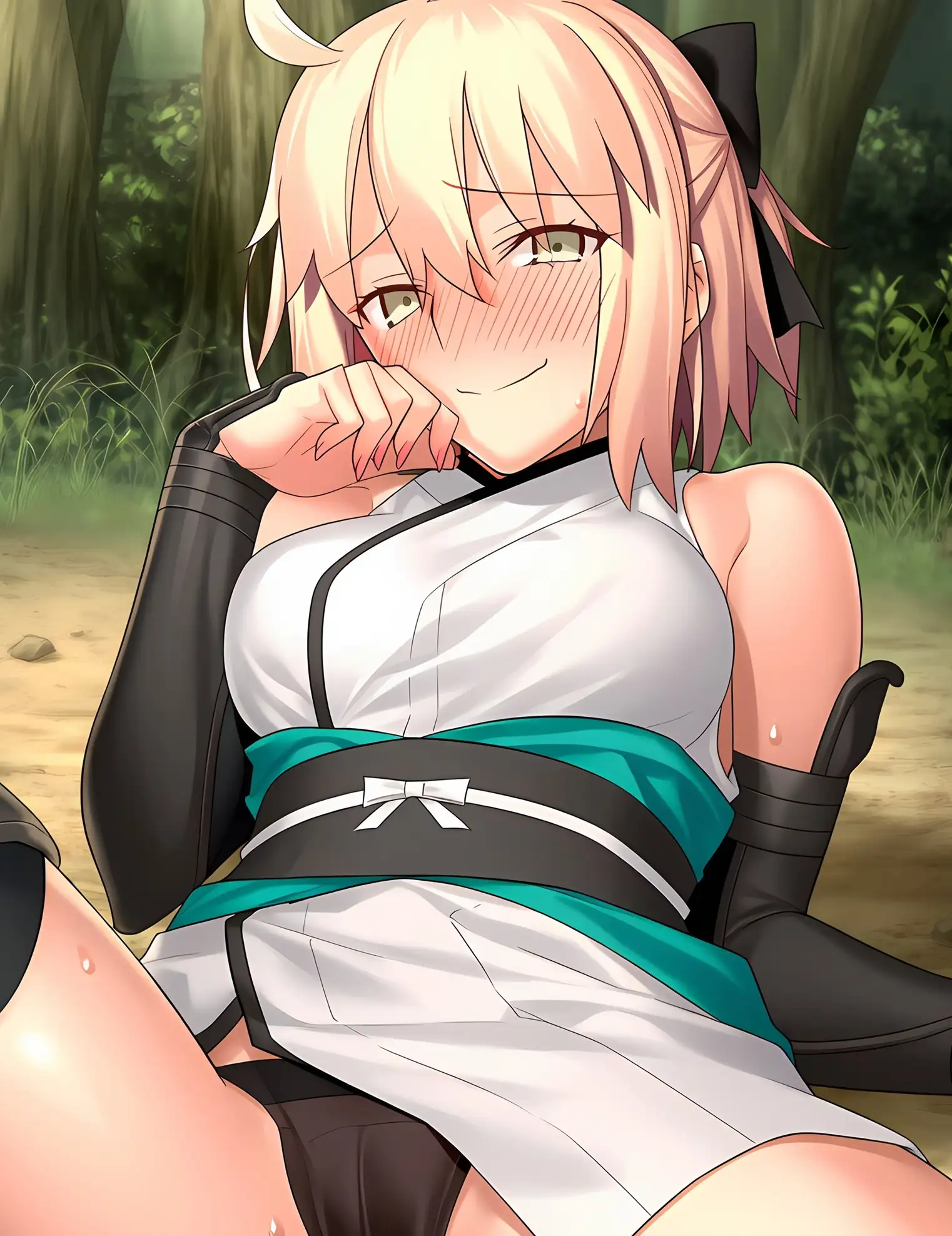 沖田ちゃんのエッチなAIイラスト集 サンプル画像 4