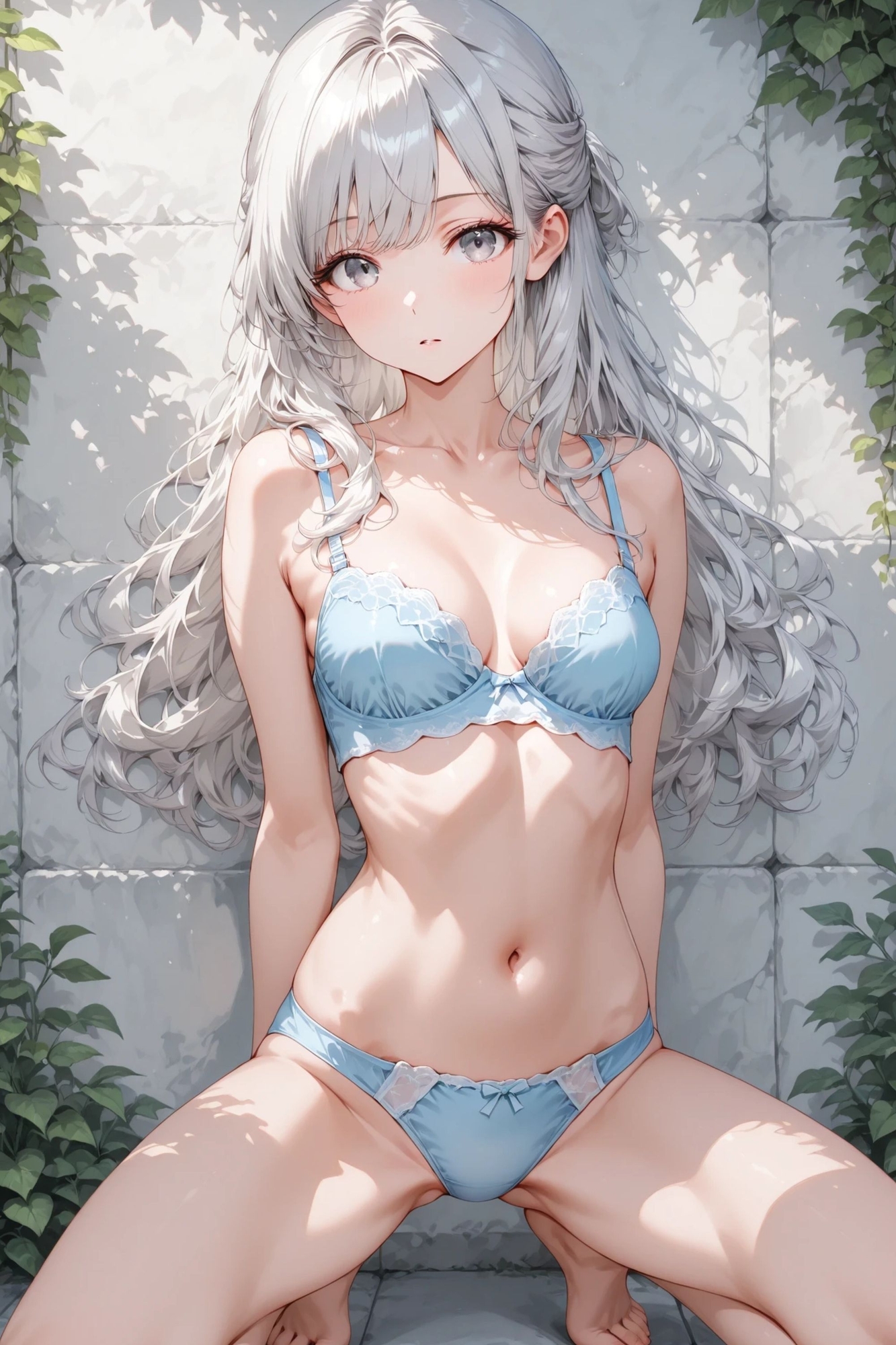 白雪 - 白い壁 - ヌードイラスト集_6