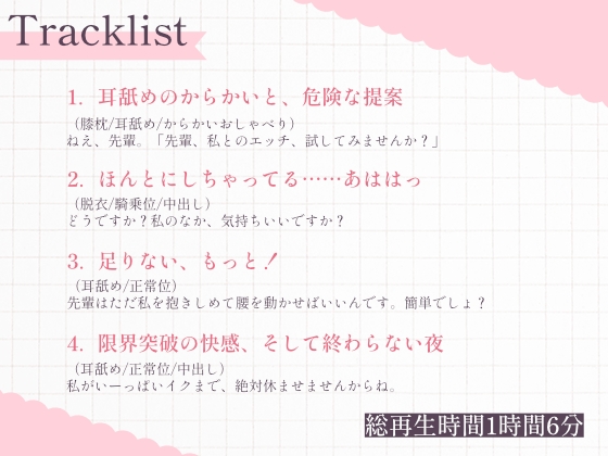 先輩、私とのえっち…試してみませんか?──小悪魔後輩るなの本気えっち 画像3