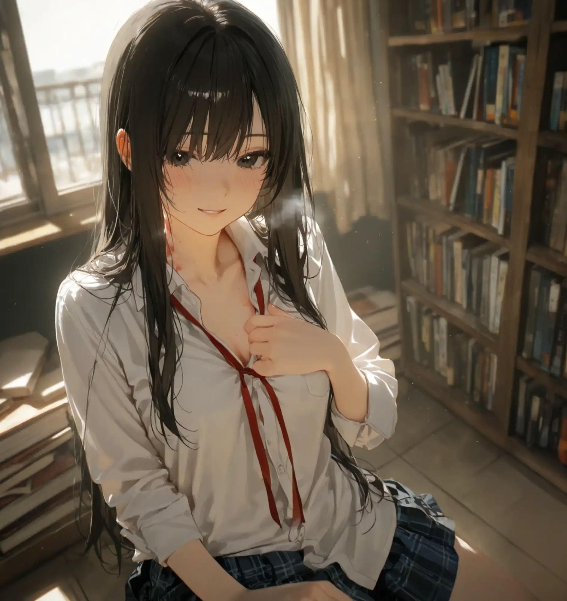 〜if:閉架書庫、彼女と綴るもう一つの初恋:ほどけないリボン〜春、想いをほどく彼女たち サンプル画像 2