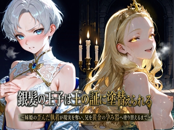 銀髪の王子は王の証に塗り替えられる 〜可憐な妹姫の歪んだ執着が、誇り高き兄を黄金の孕み器へと塗り替えるまで〜