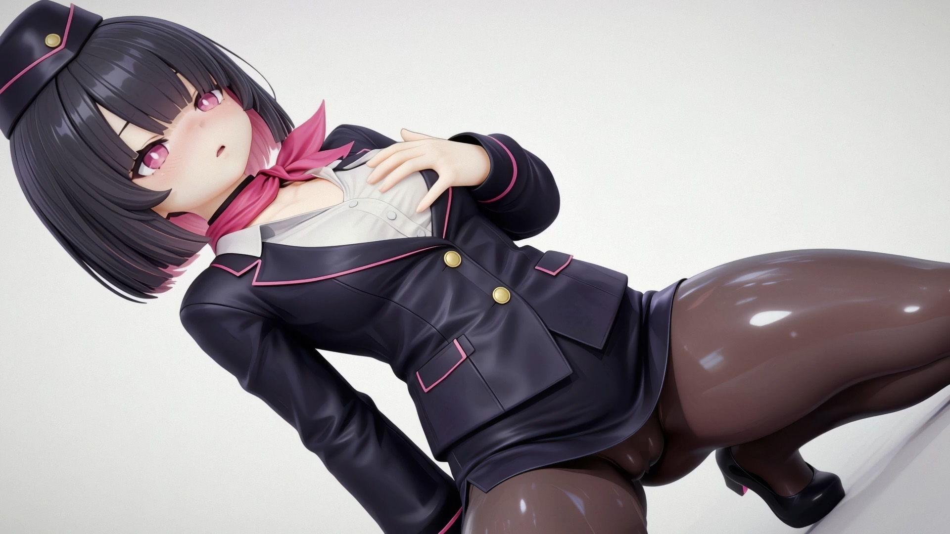 はにゃ+(ぷらす)いろんなコス着せてひたすらH！バスガイド編&悪の幹部編_3
