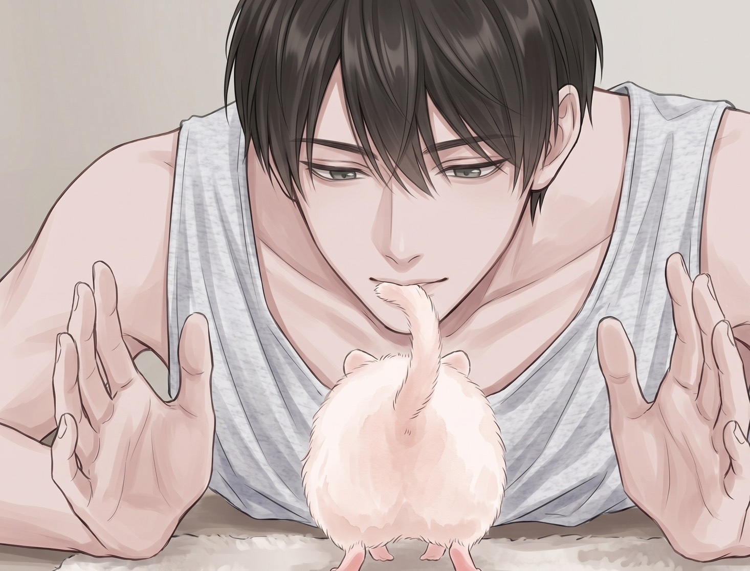 『【攻め主観】「了解。ピノ助の恩は体で返します」鉄壁の無表情部下がハムスターの命の代償でアナルを差し出し、快楽に屈服してメス堕ちする夜』 画像5