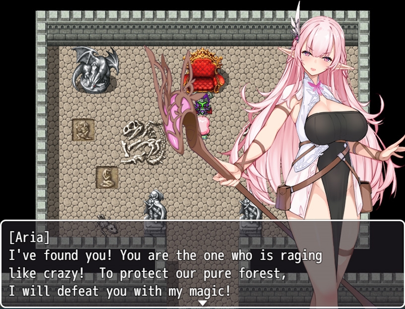 Aria, horny Elf Princess