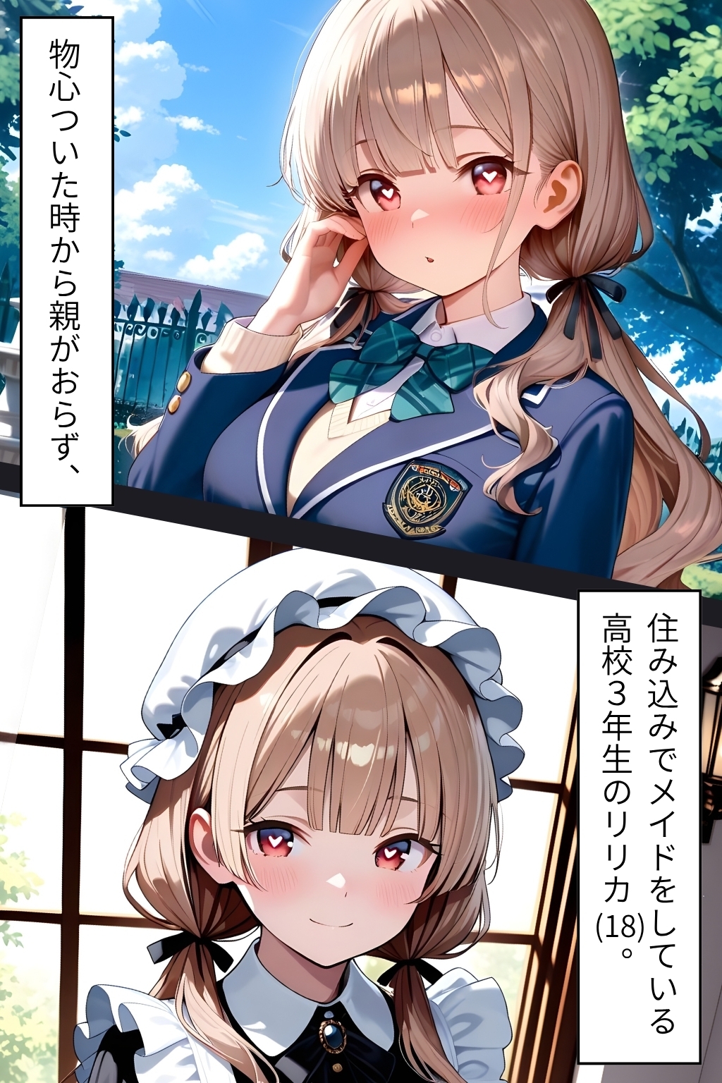 お化け屋敷の住み込みメイド ～ ご主人様の命令は絶対どんどんエッチにされちゃう開発日記(前編) ～_1