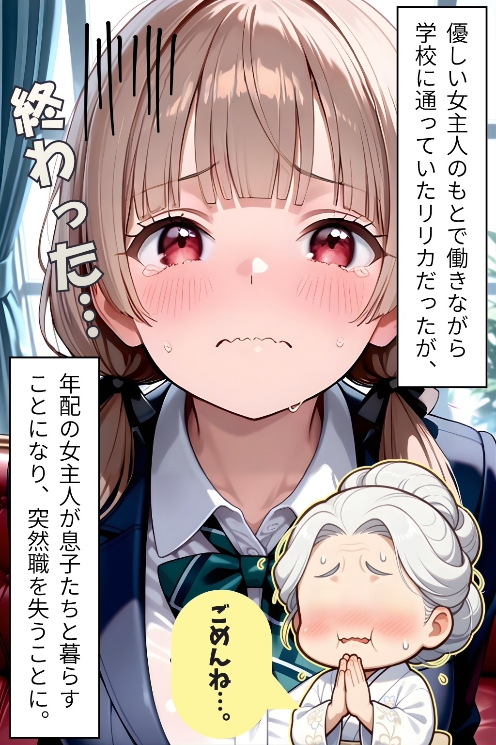 お化け屋敷の住み込みメイド ～ ご主人様の命令は絶対どんどんエッチにされちゃう開発日記(前編) ～_2