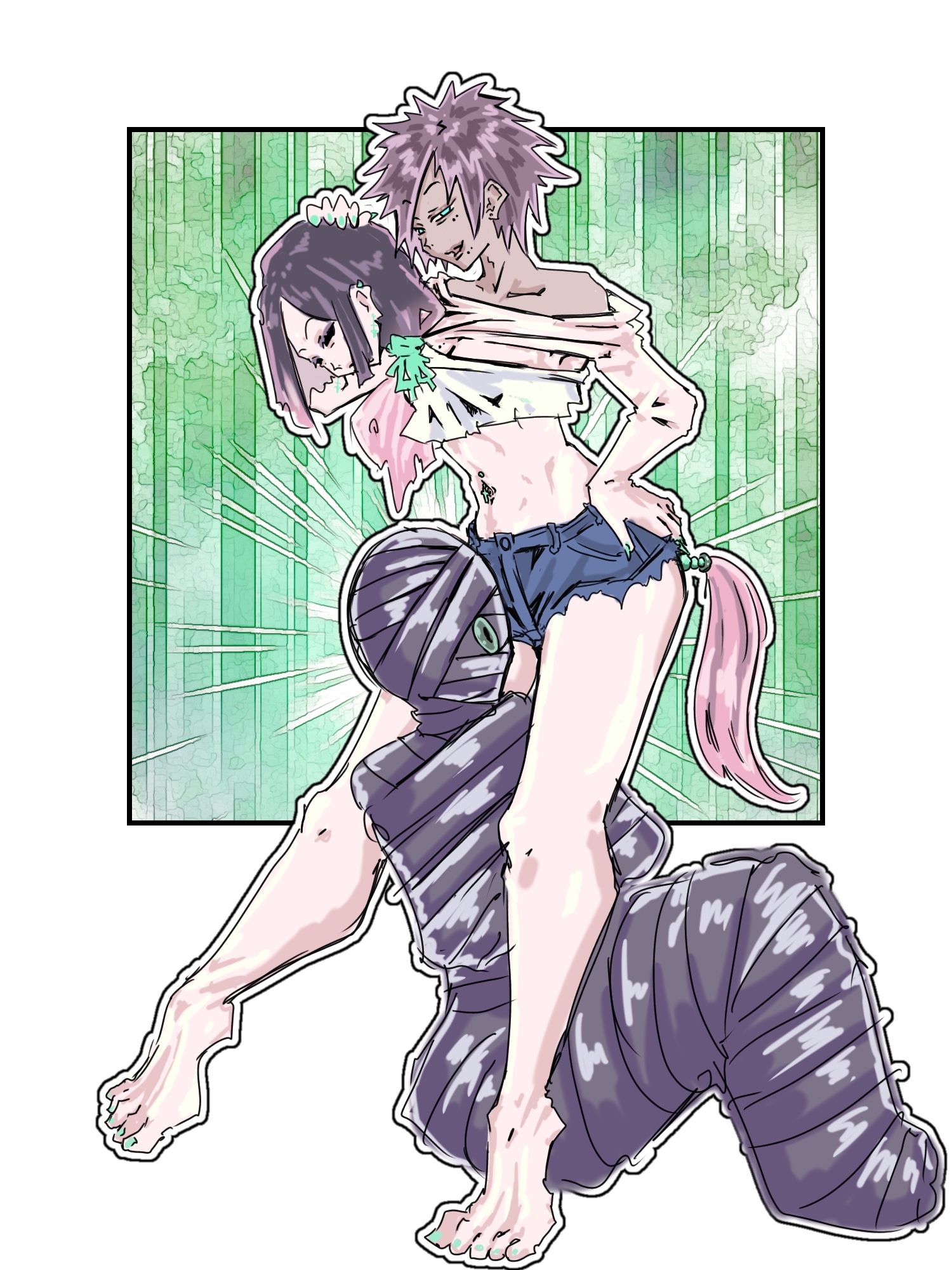 【着衣版】1コマ漫画 ラフ案シリーズ 第三巻 画像3