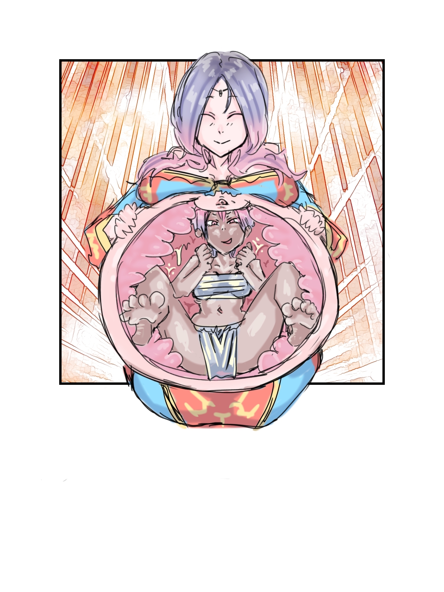 【着衣版】1コマ漫画 ラフ案シリーズ 第三巻 画像4