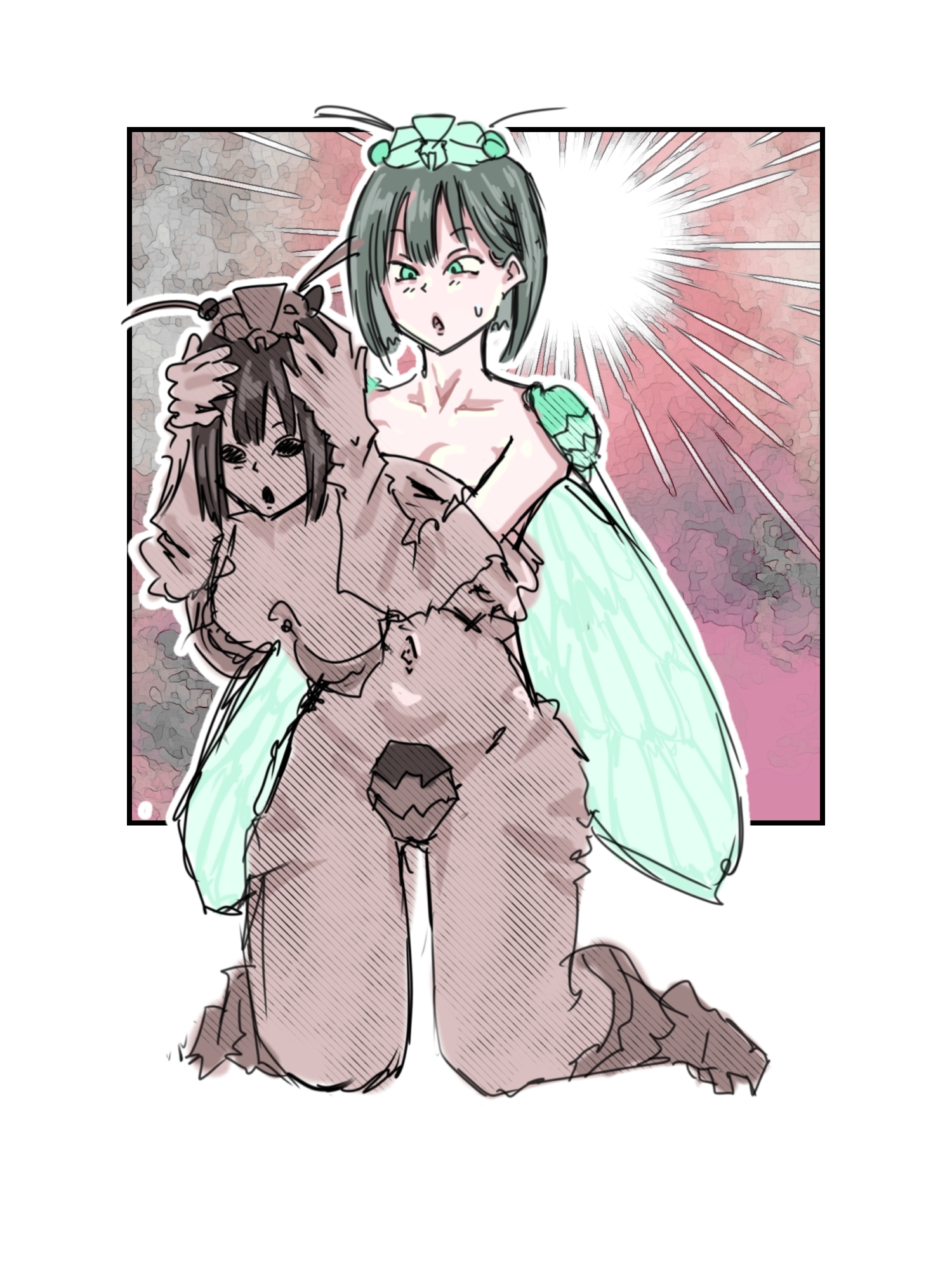 【着衣版】1コマ漫画 ラフ案シリーズ 第三巻 画像6