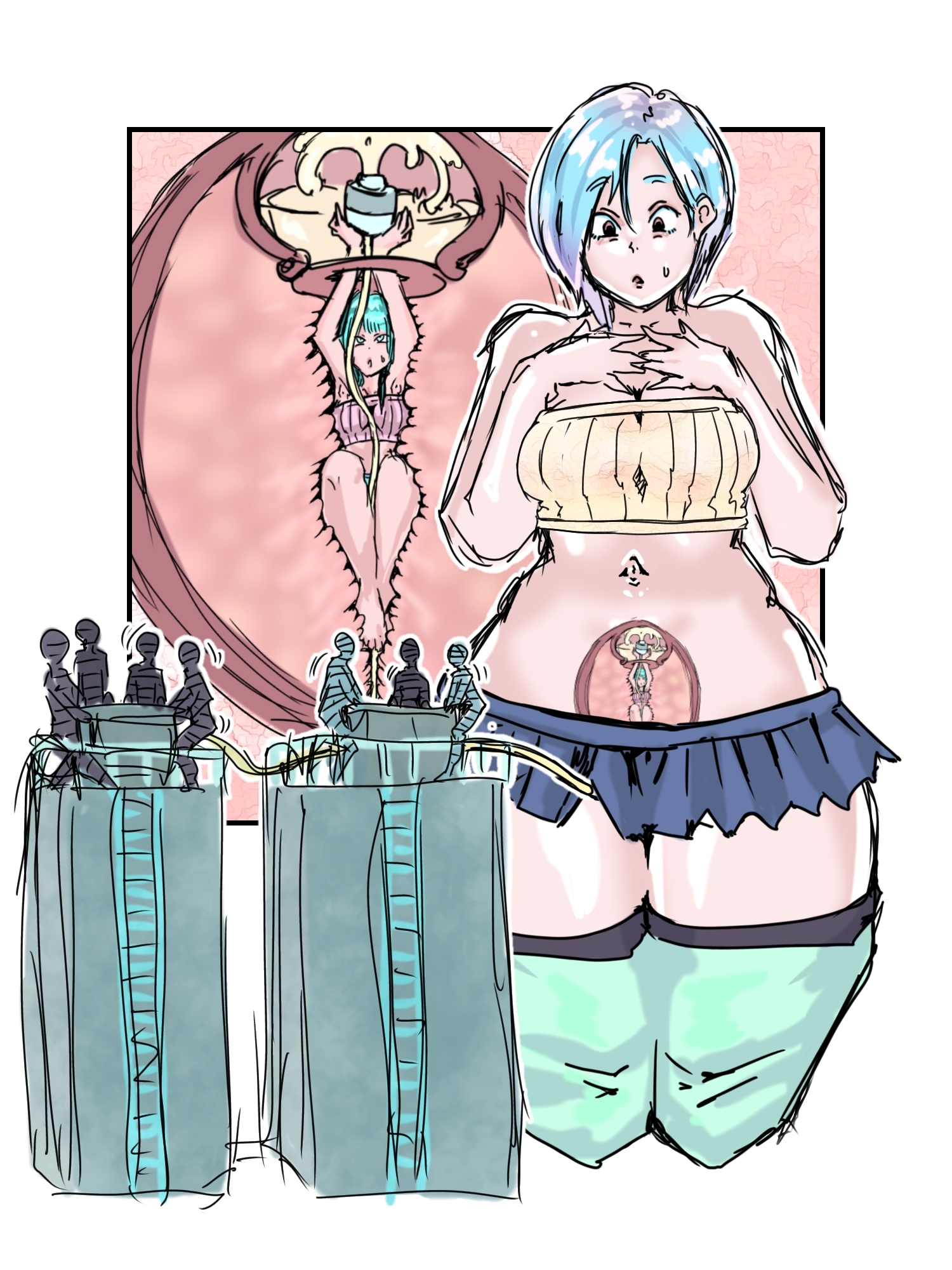 【着衣版】1コマ漫画 ラフ案シリーズ 第三巻 画像7