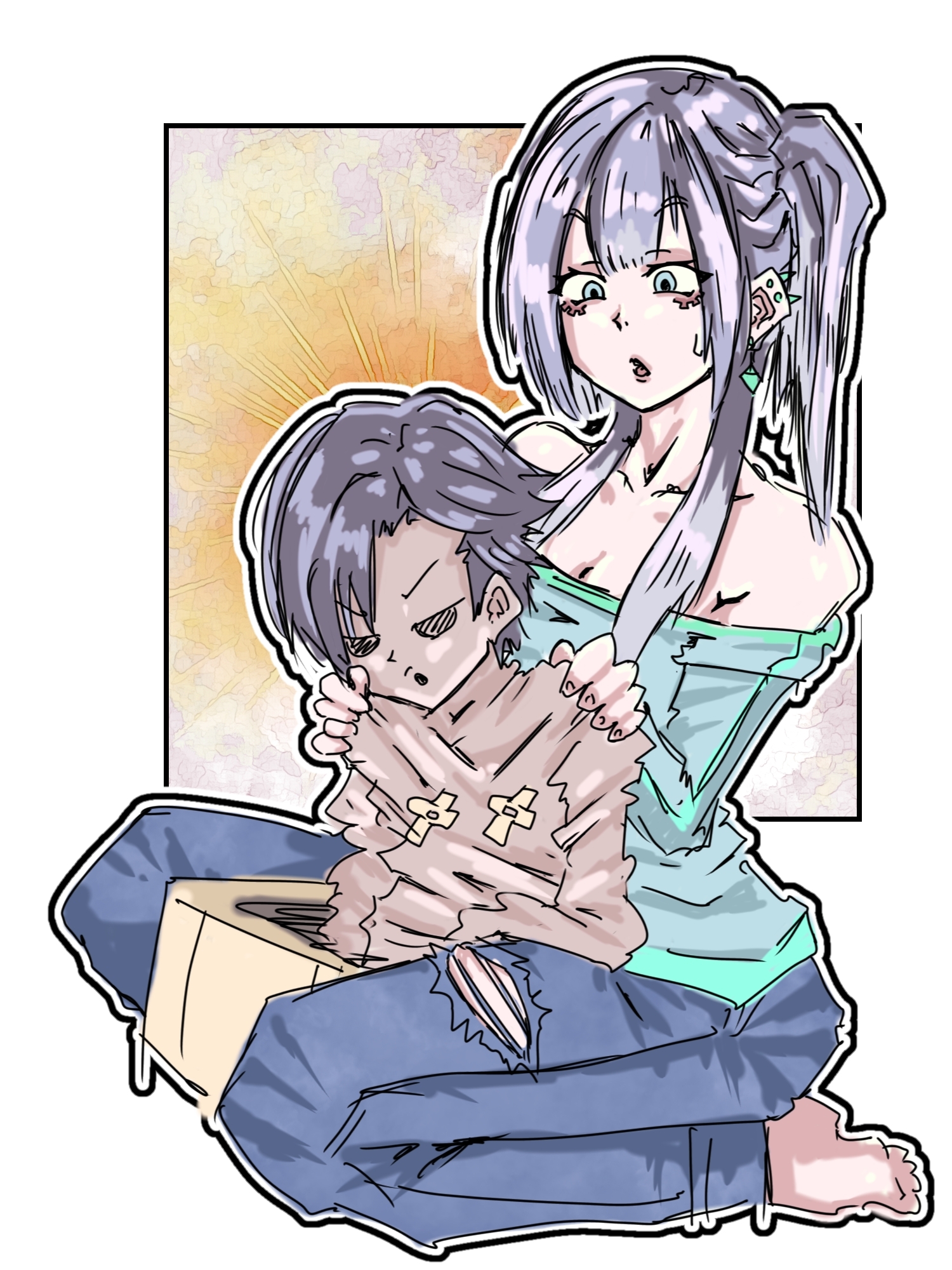 【着衣版】1コマ漫画 ラフ案シリーズ 第三巻 画像8