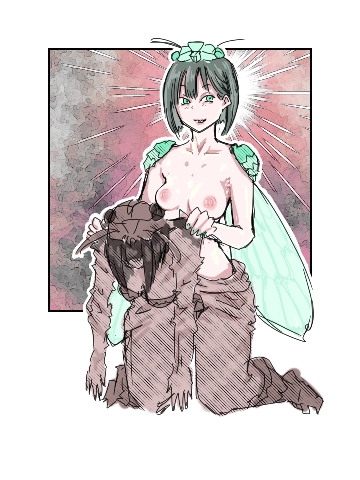 【脱衣版】1コマ漫画 ラフ案シリーズ 第三巻 画像3