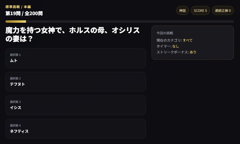 【神話・歴史・文化】古代エジプト超難関クイズ200問 画像2