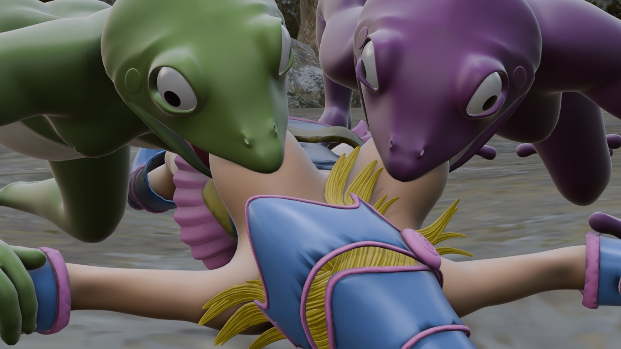 敗北の黒魔導士 ～魔物蛙の毒息に堕ちる～ 画像5