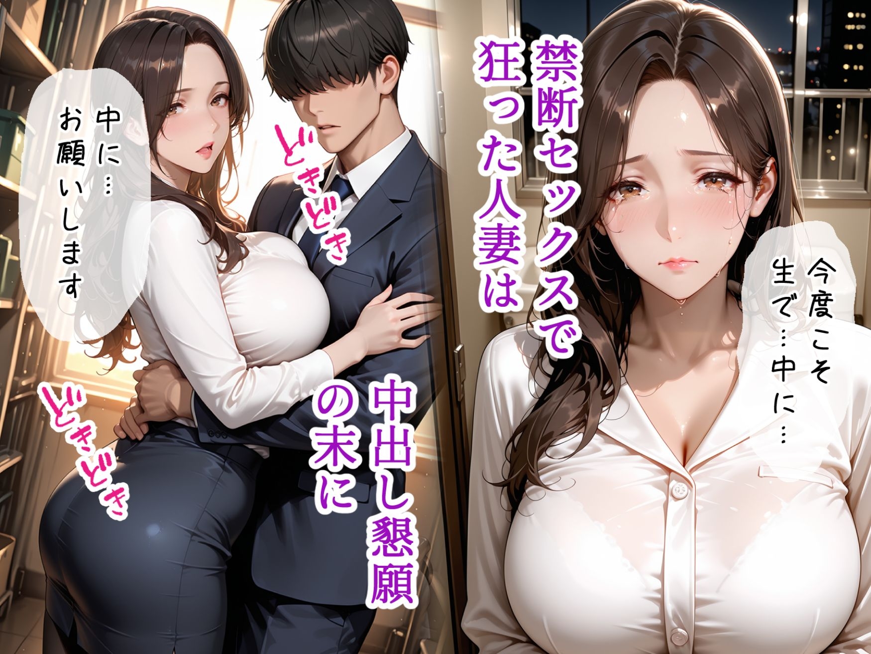 オフィスの彼女2  妊娠中出しで夫を捨てチョーカー人妻になった私_1