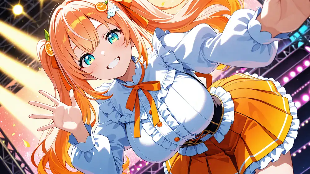 爆乳アイドルが秘密の副業で衣装のままハメ撮り受精【4K】【400枚】 サンプル画像 2