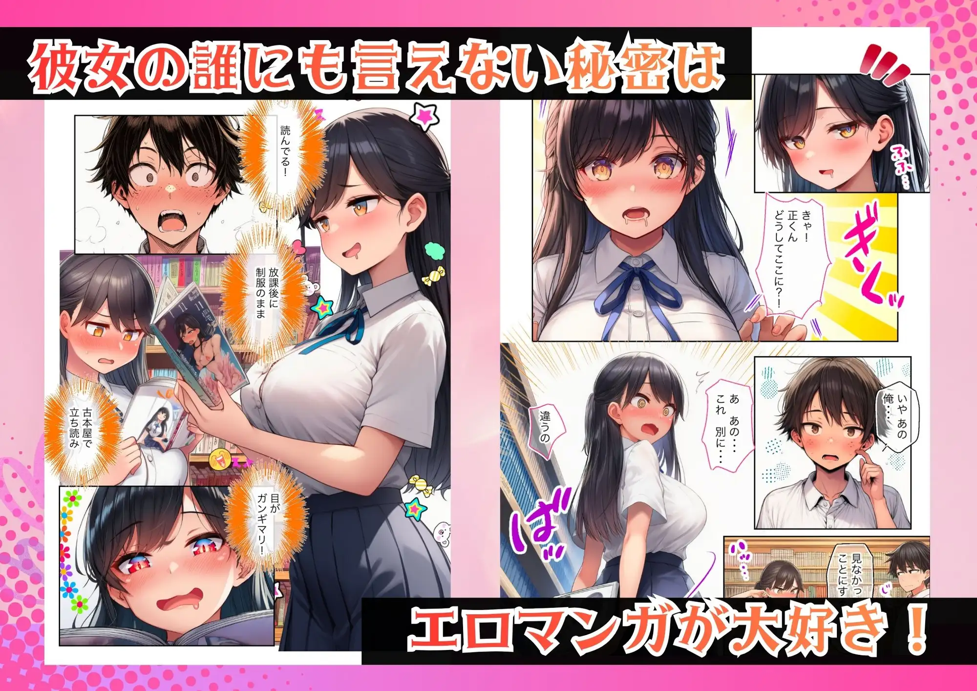 清楚で頭が悪くてエロマンガ大好きな彼女 サンプル画像 2