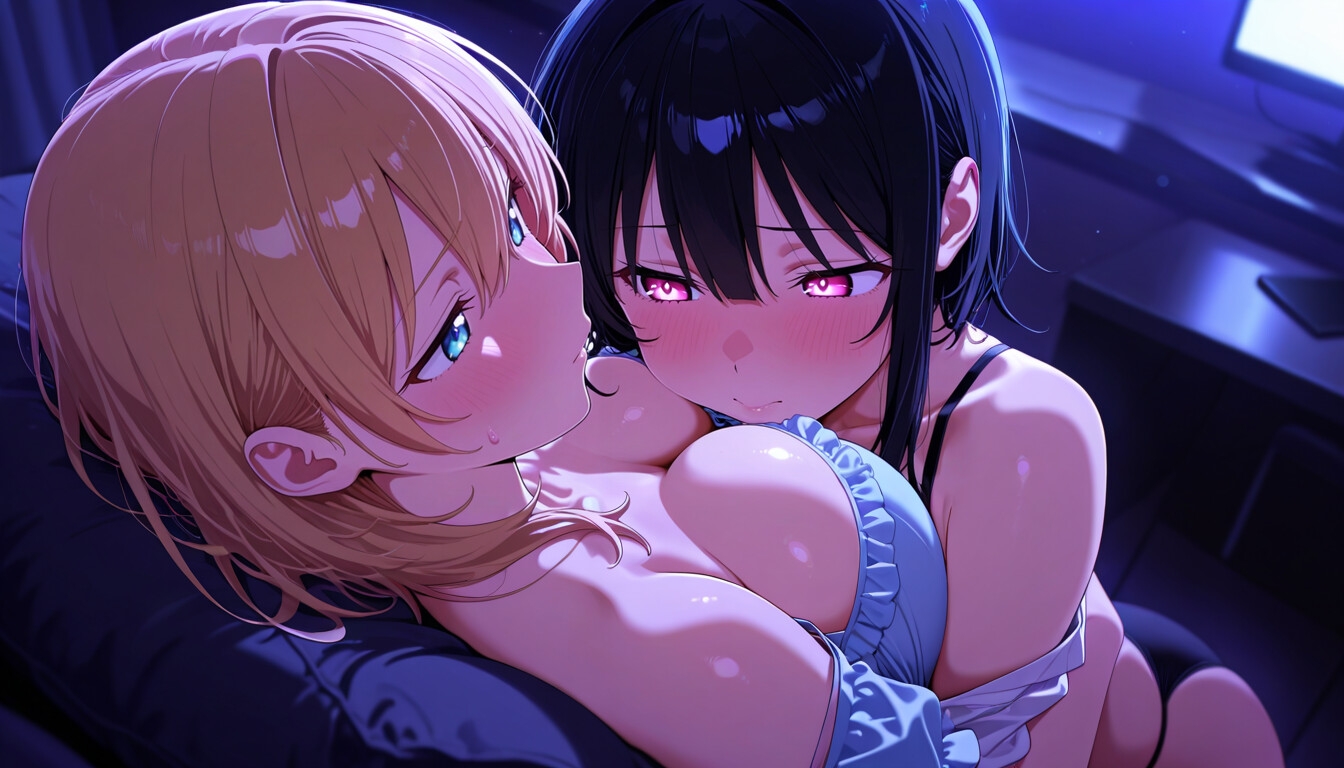 【百合】登録者約1万人のお姉さんが、優しくあなたをエッチに癒す・・・エッチな官能百合時間・・・【乳首・おまんこ責め】-2画像