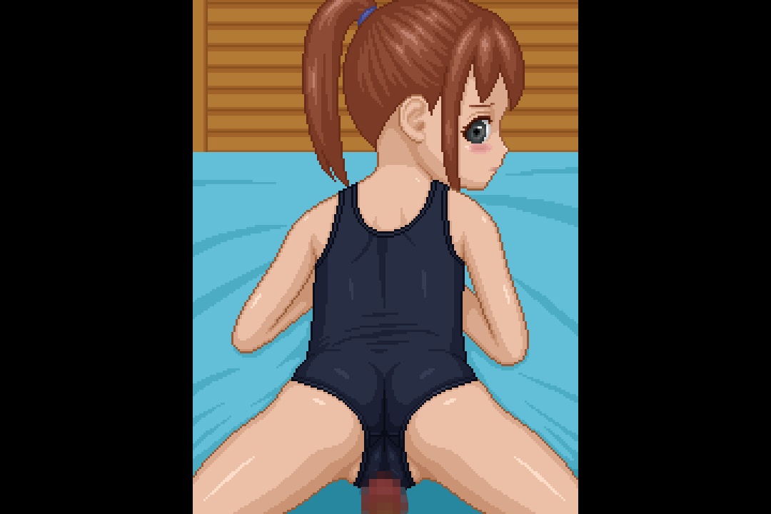 娘の水着尻 画像2