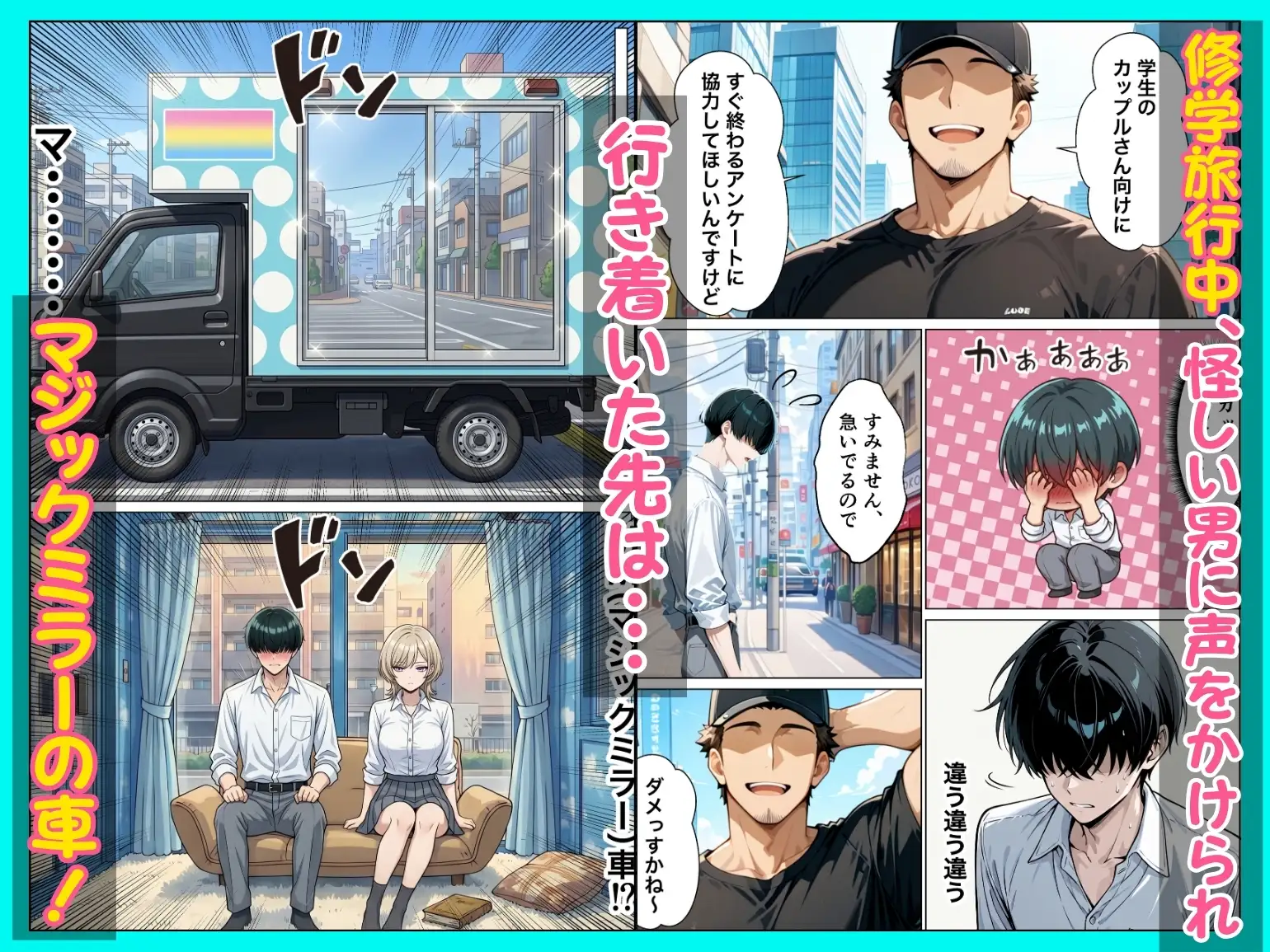 童貞陰キャの僕がクールギャルとマジックミラー車で生ハメセックスした話 サンプル画像 2