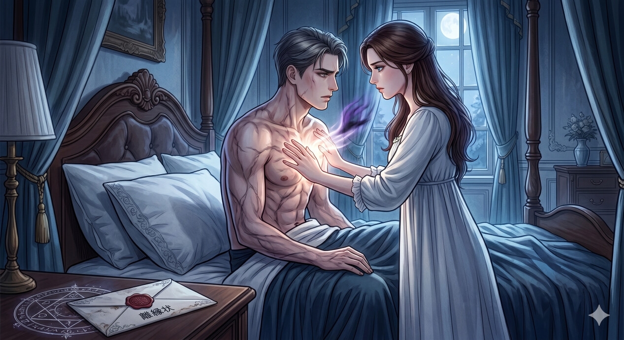 『離縁予定の冷血公爵様、なぜか私をベッドから逃がしてくれません〜薬師令嬢は夜の解毒も命じられています〜』 画像3