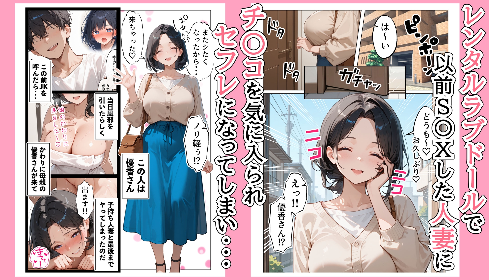 【続編:JKのママ2】ラブドール頼んだら、JKのママが来た_1