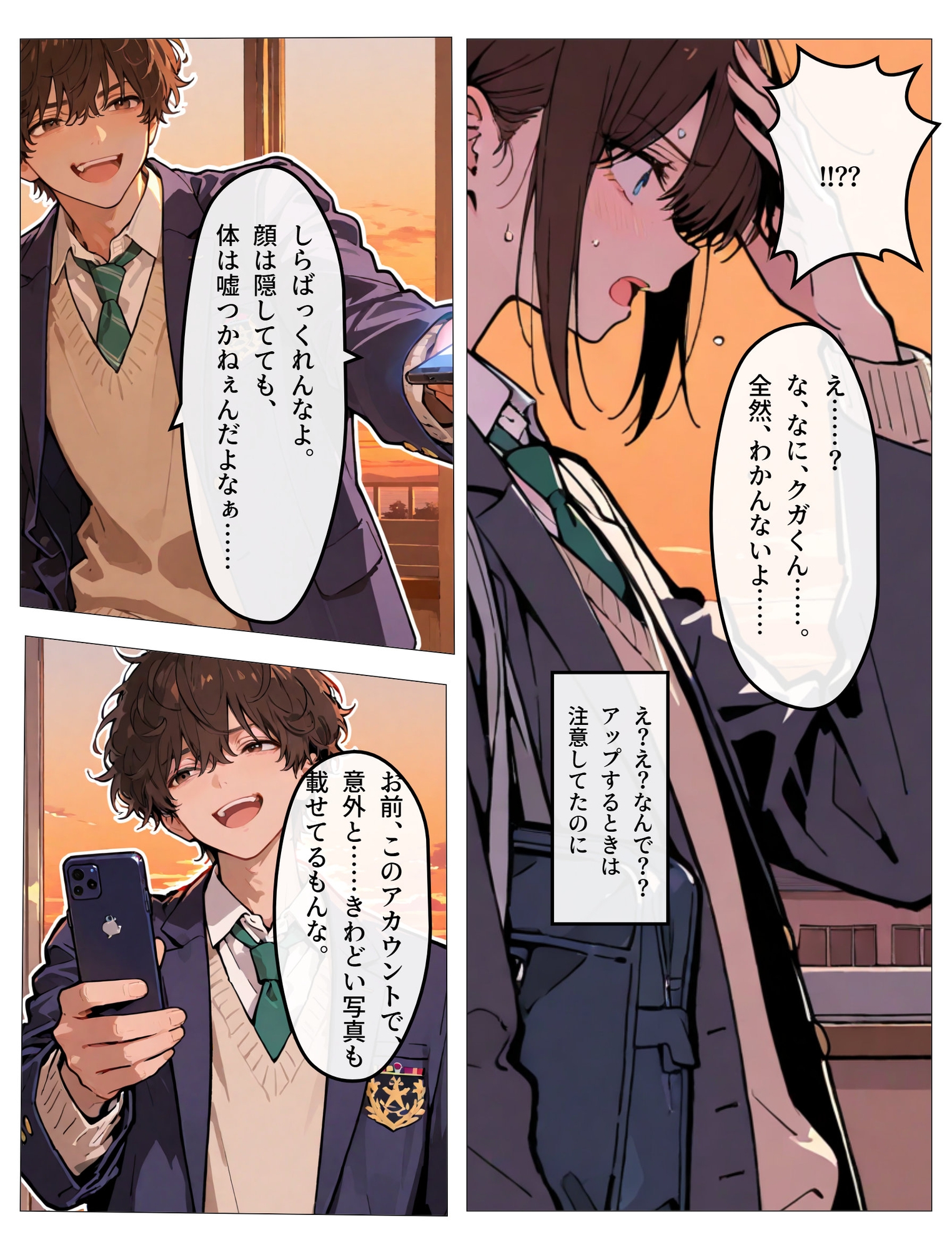 親友への恋心を隠す女装男子の裏垢がバレた日_2