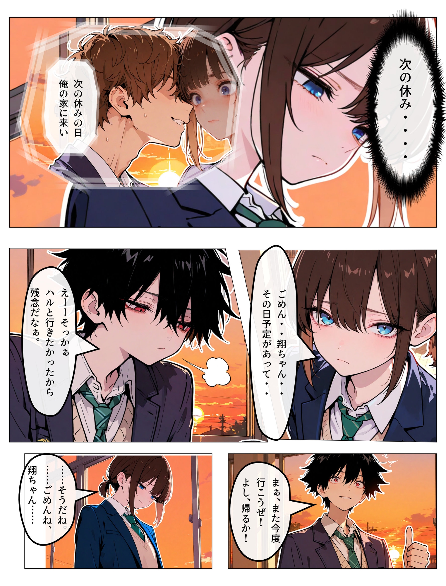 親友への恋心を隠す女装男子の裏垢がバレた日_3