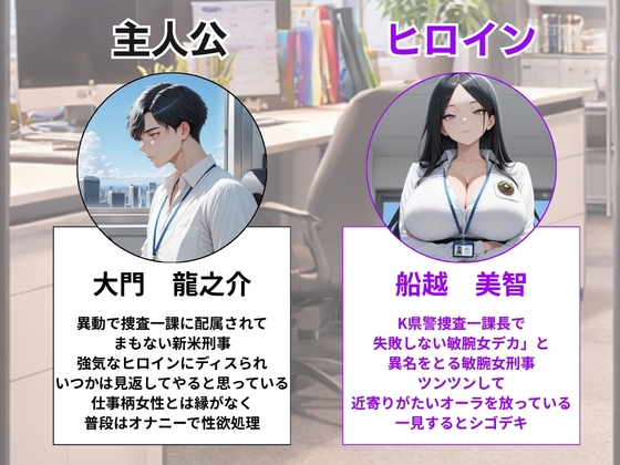 つよつよ女刑事課長を新米部下が黒USBでわからせ！3ヶ月で永久肉便器に完堕ち_1
