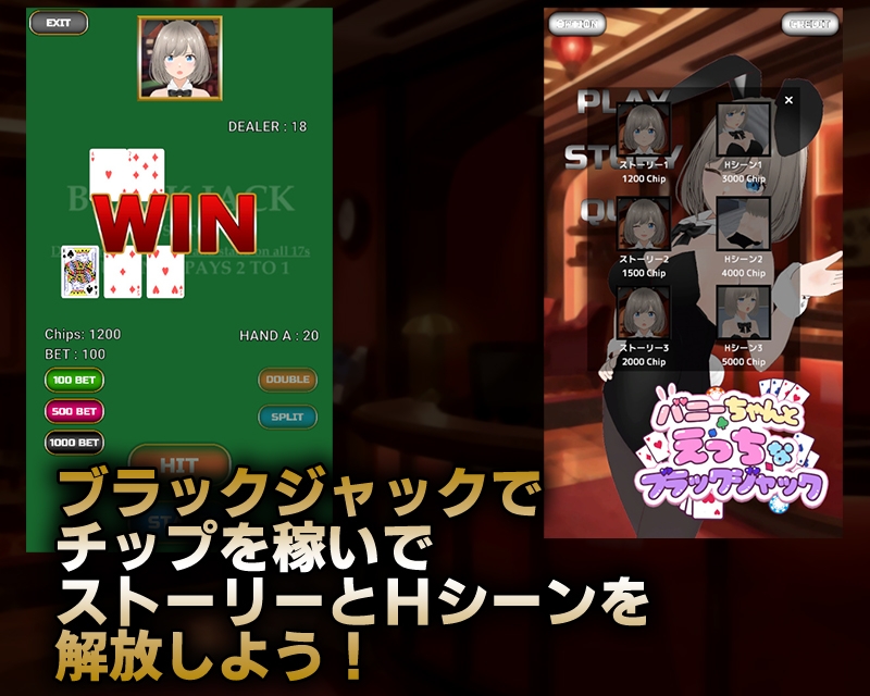 バニーちゃんとえっちなブラックジャック 画像1