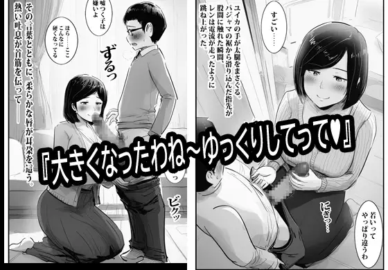 欲求不満のお叔母さん家に泊まったらヤバかった。 サンプル画像 5