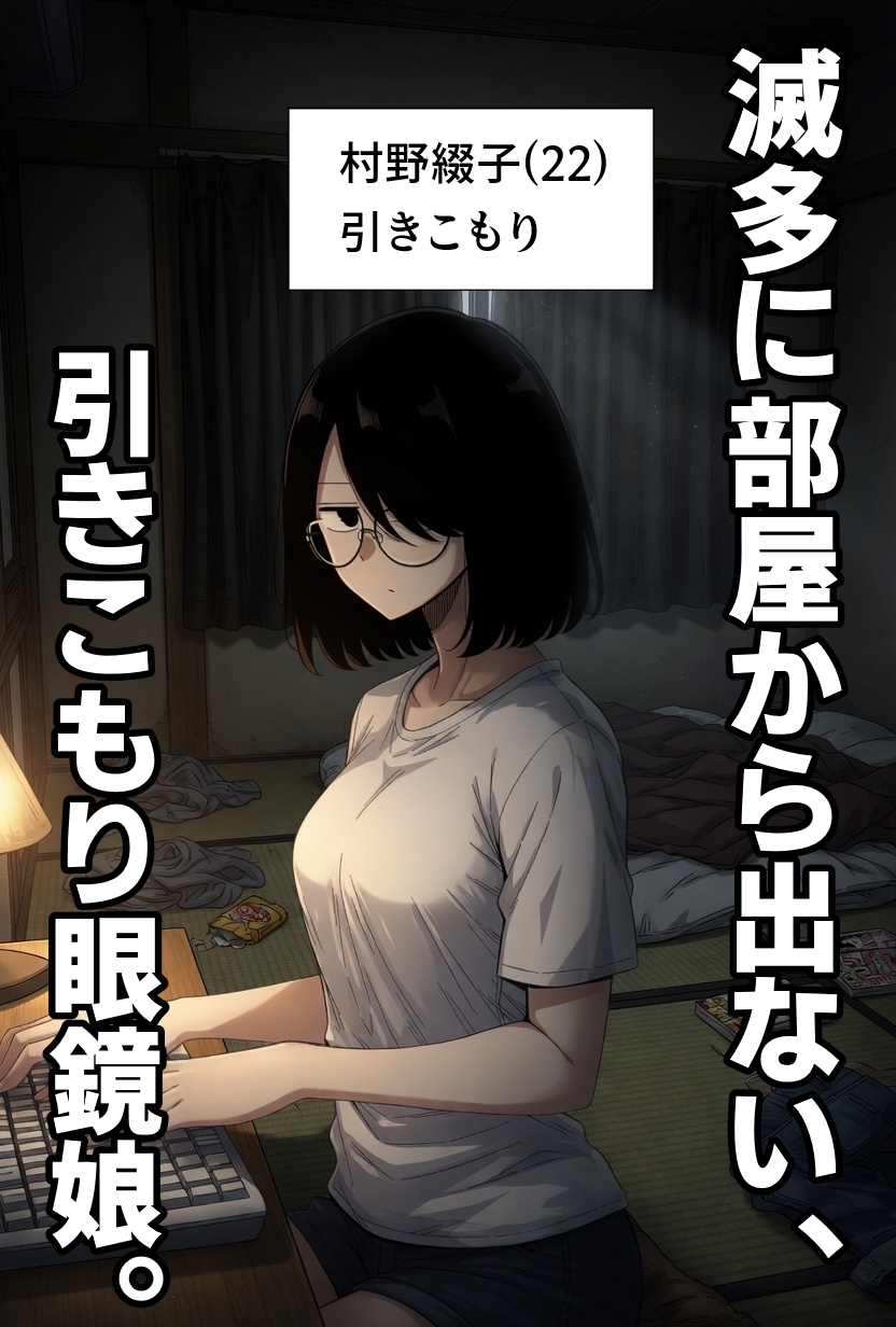 引きこもり女に餌付けしてたら、セックスさせてくれるようになった。_1