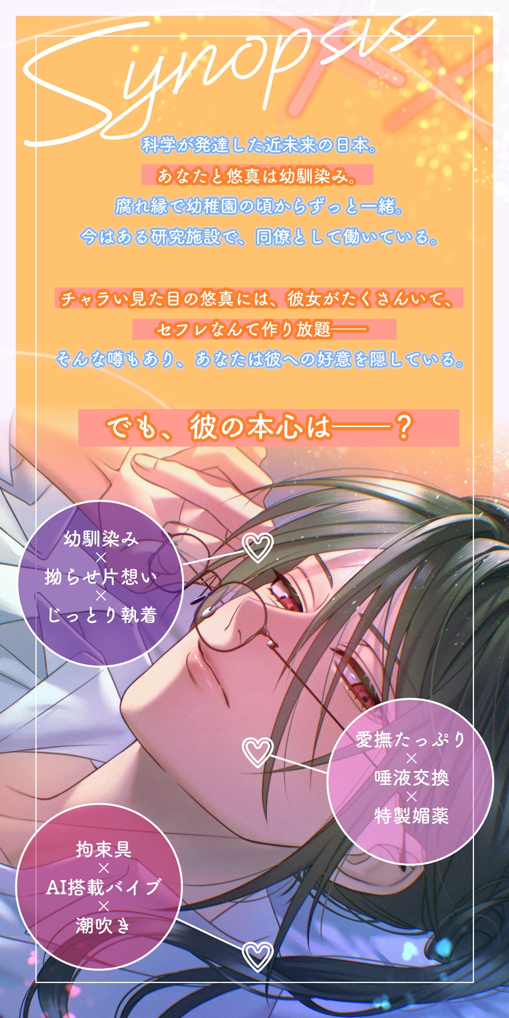 【理系幼馴染み×拗らせ片想い×じっとり執着】××しないと出られない部屋～偽装チャラ男の誤算～-2画像