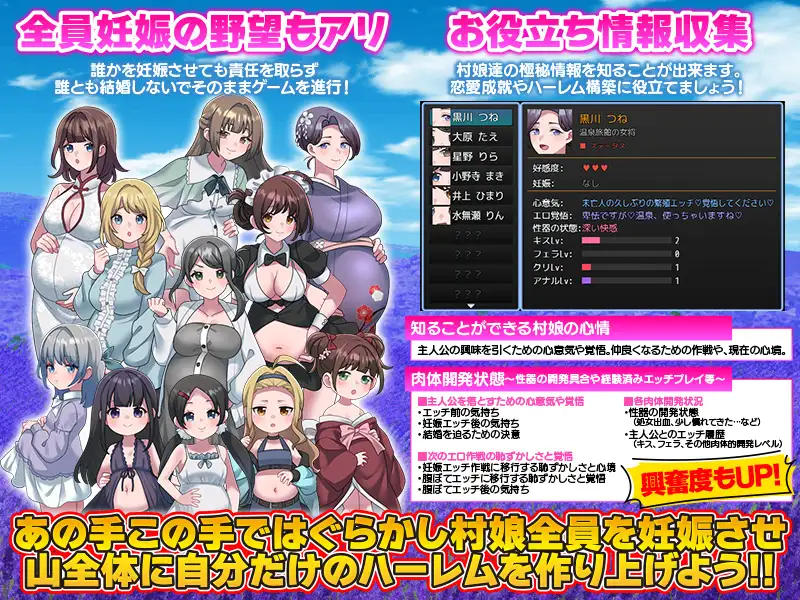 妊娠ハーレム生活シミュレーション サンプル画像 5