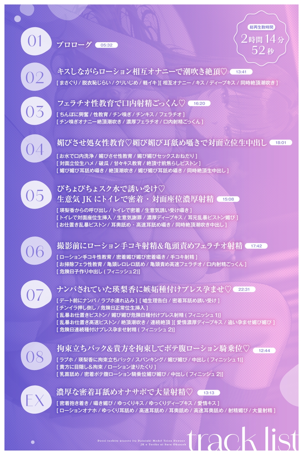 【媚び媚び性教育3】奴○として売られていた大人気モデル・低音ダウナーJKを虜にするお話【耳舐め誘い受け媚び】_4
