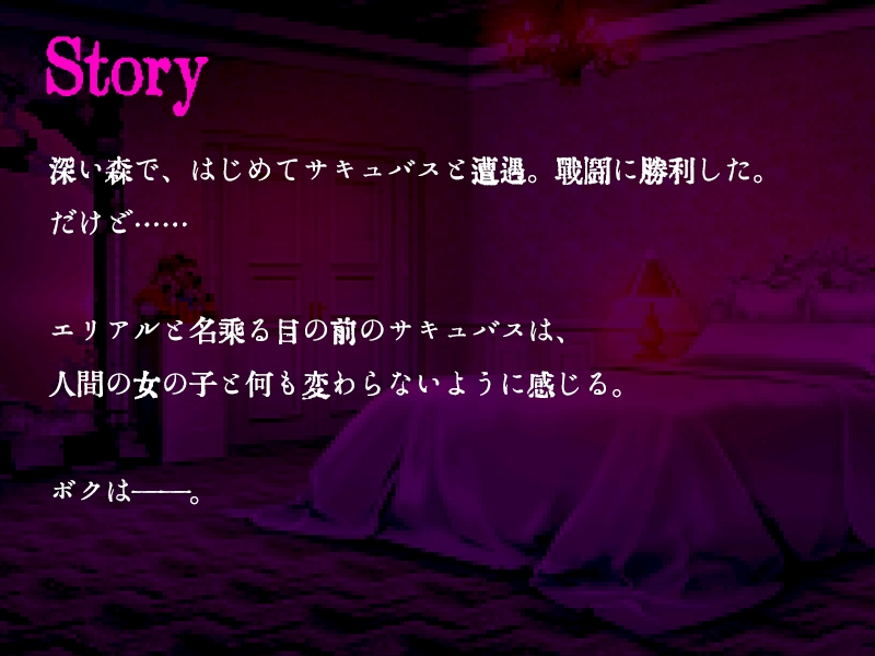 【ドットアニメ】ギャルサキュバスのエリアルさんと勇者のボク_1