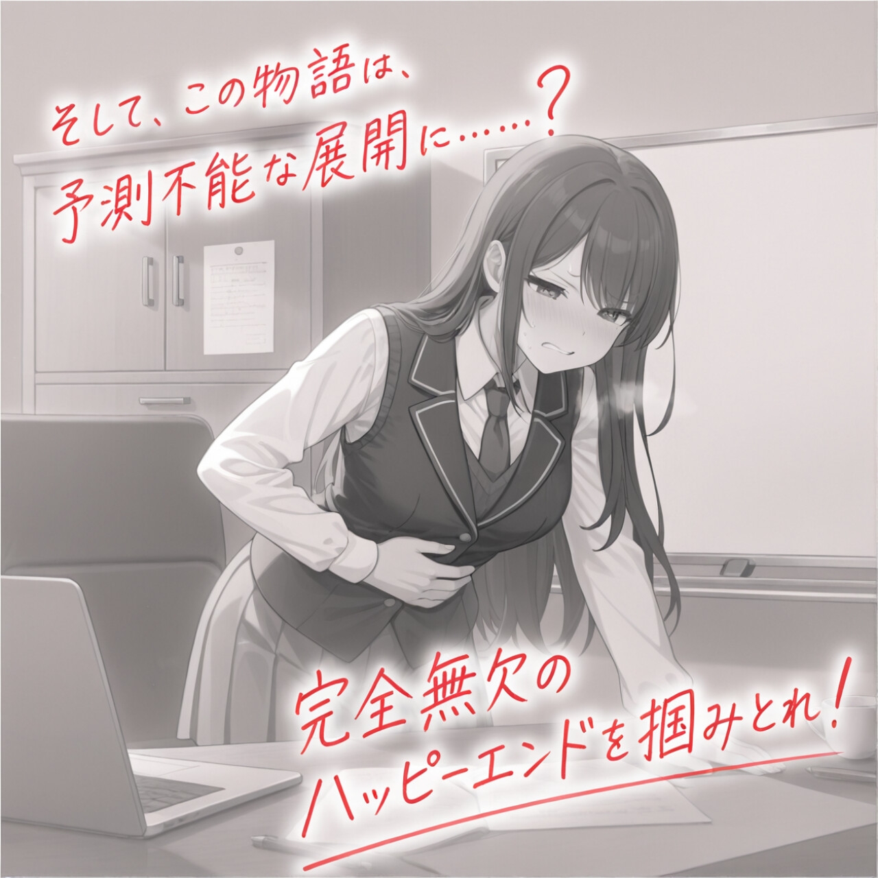 【排泄我慢】過去のいじめで人間不信になった生徒会長が、僕にだけ心を開いてくれたので、下剤を盛りたいっ 画像4