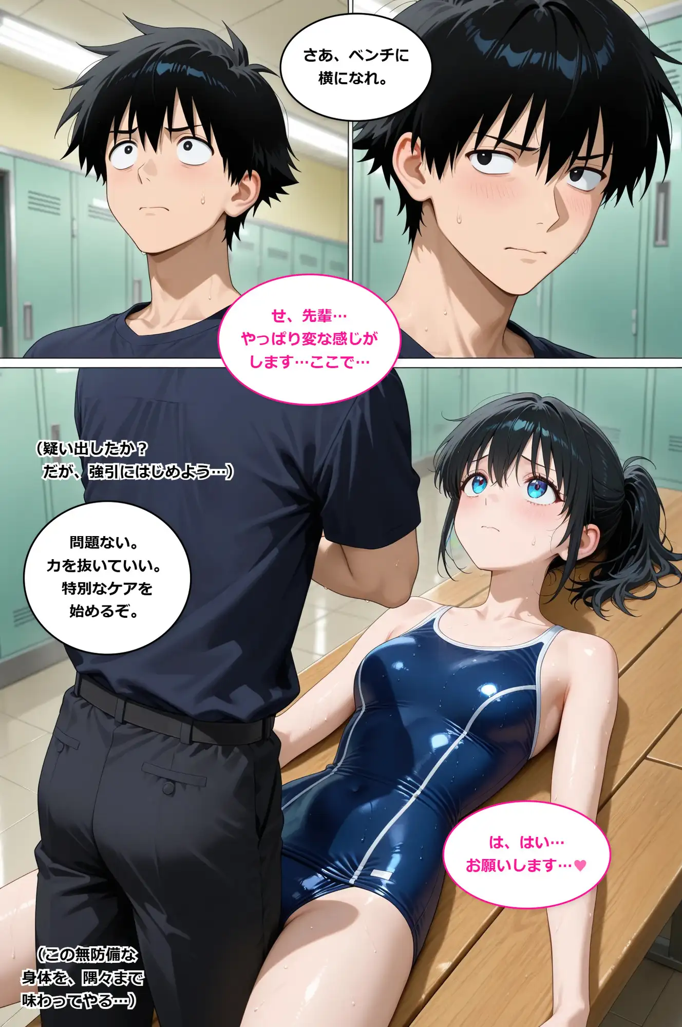 放課後の特別指導〜水泳部の先輩に、ぜんぶ教えてもらいました〜 サンプル画像 3