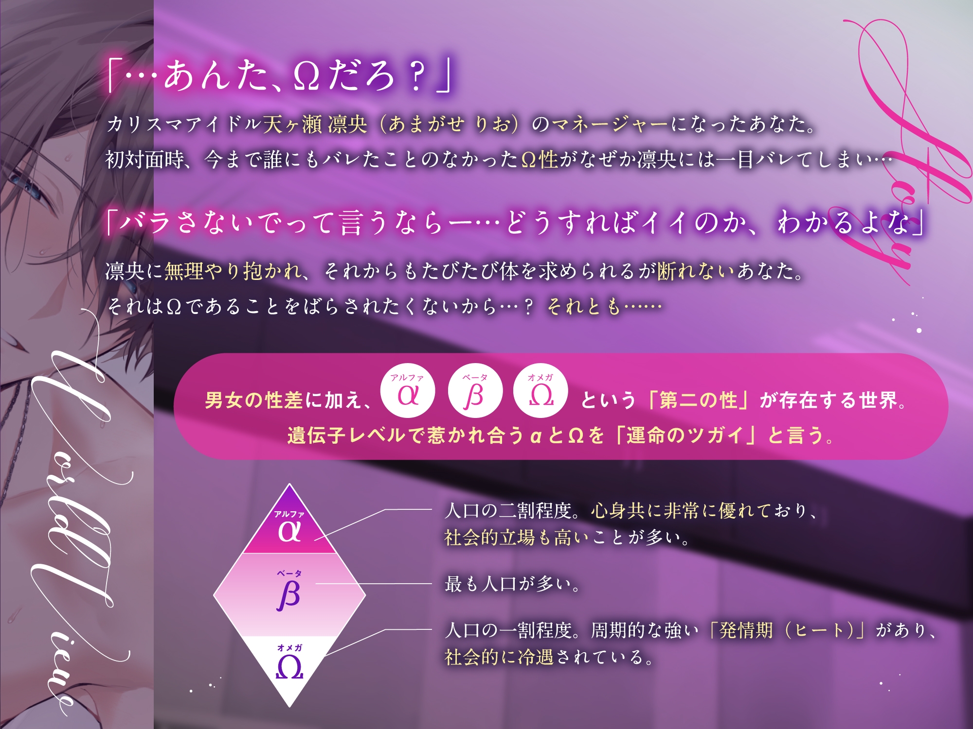 「※あんたΩだろ?黙ってて欲しければこのまま抱かせろ」αアイドルの性処理担当マネージャーになりました〜脅され発情SEX⇒独占欲爆発溺愛えっち♡潮吹き3回・射精7回-1画像