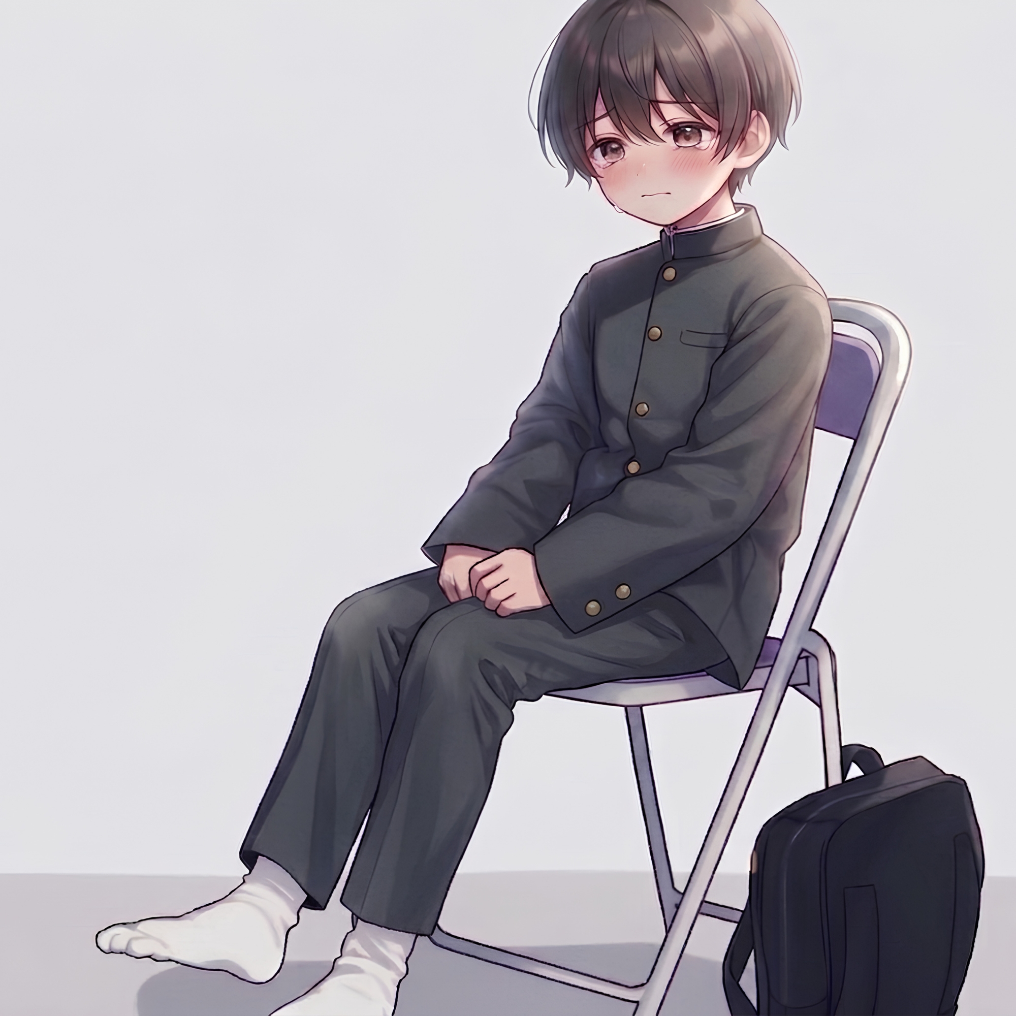 万引きショタD○の靴下の匂いと足裏ぶっかけ 画像1