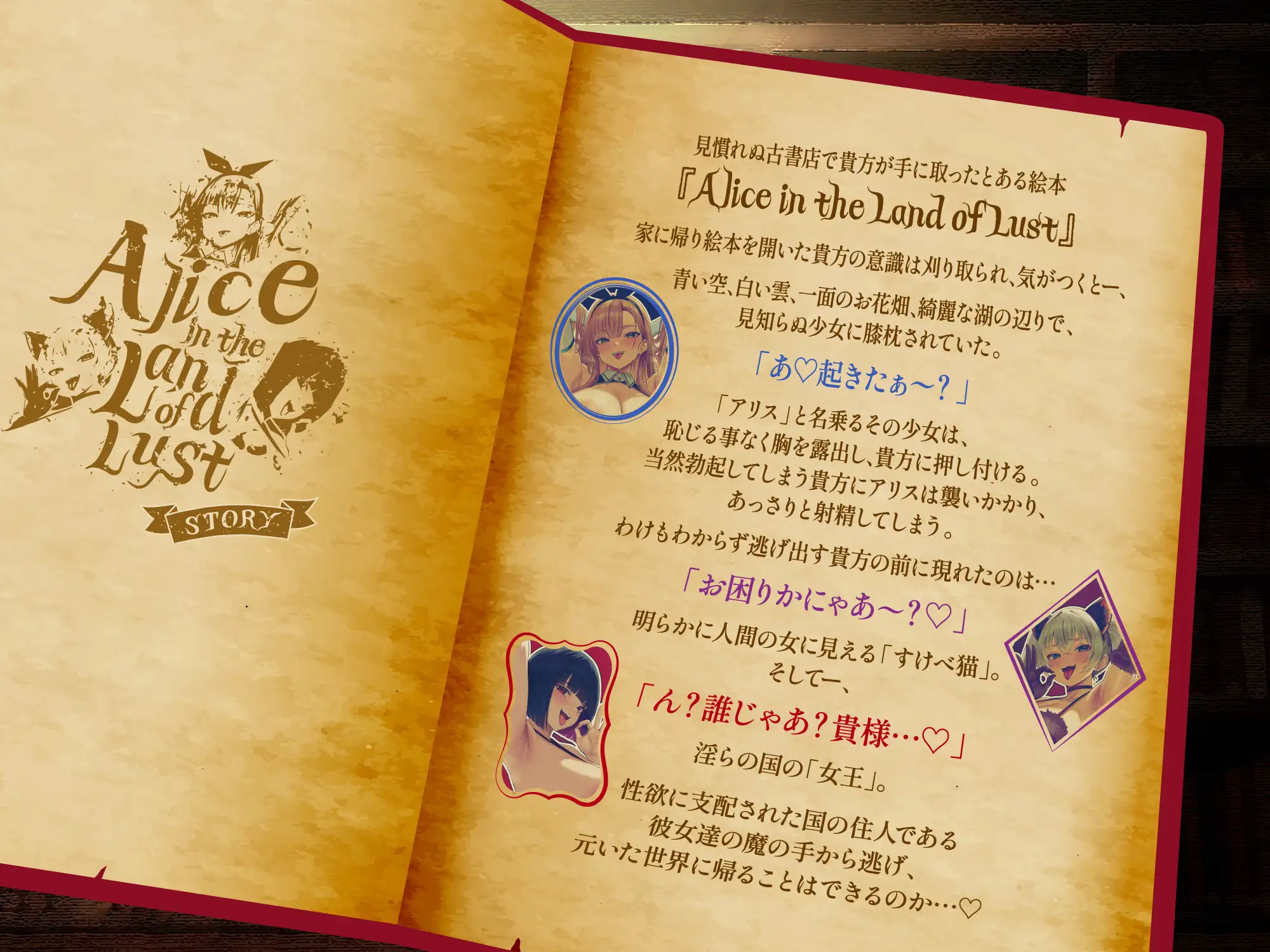 【逆レ○プ】淫らの国のアリス〜古本屋で見つけた絵本の世界に迷い込んだ貴方と、淫らで不思議などすけべ物語〜 [怪淫堂] | DLsite 同人 - R18