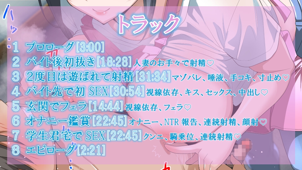 バイト先の人妻に性癖開拓される♡見つめあいながら射精♡支配・依存・癖づけ♡ASMR♡_2