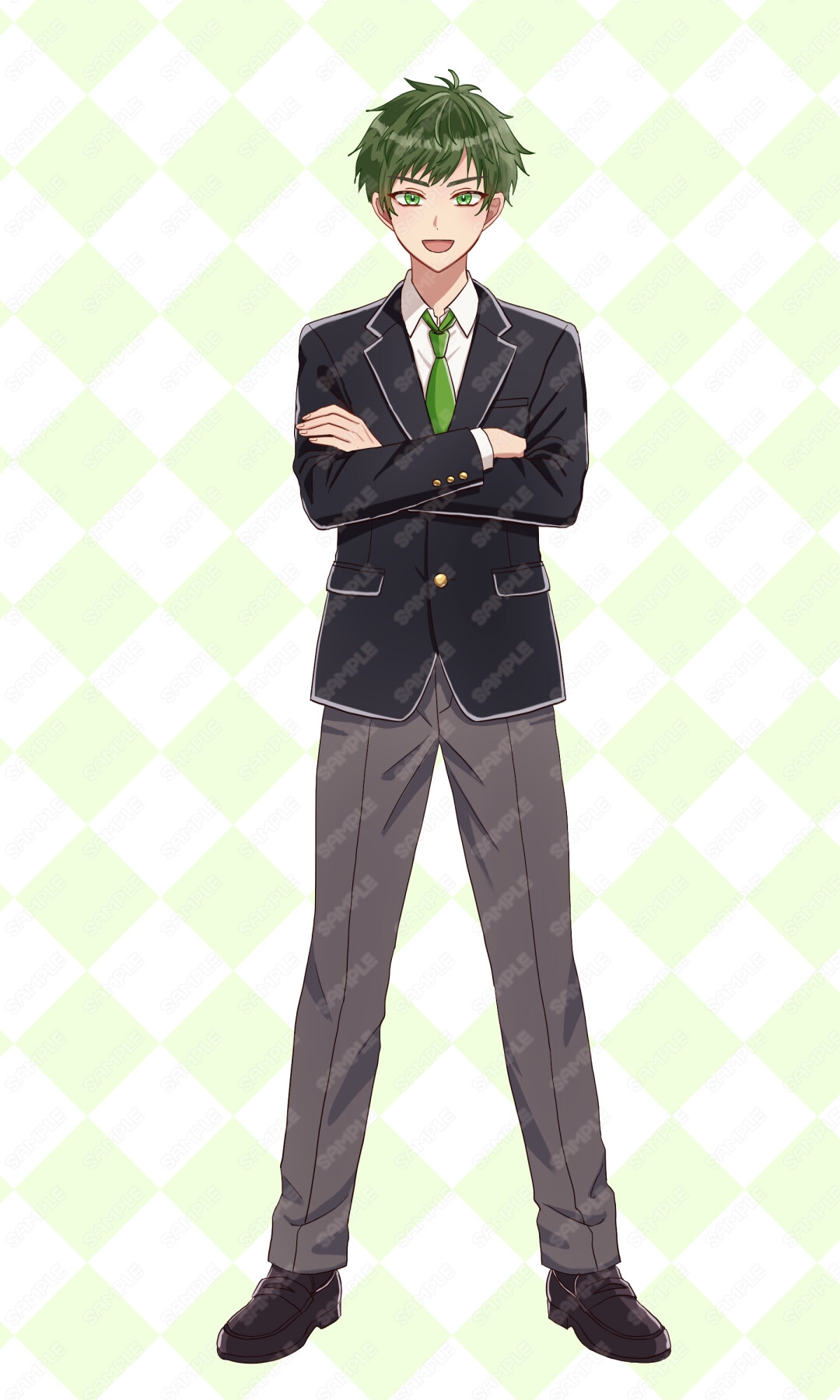 【立ち絵素材2】体育会系男子高校生